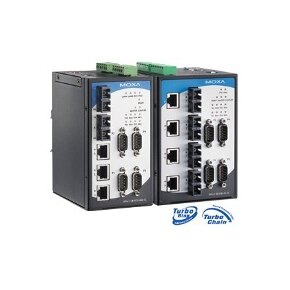 NPort S8400 - serwery portów szeregwych z wbudowanym switchem Ethernet