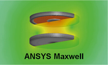 Rys. 3. Model polowy cewek w programie ANSYS Maxwell
