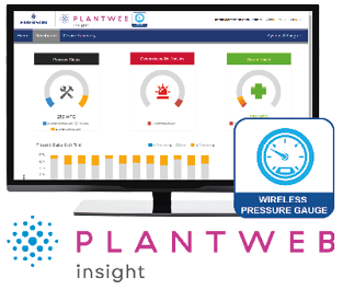 Ekran Plantweb Insight – monitorowanie manometrów