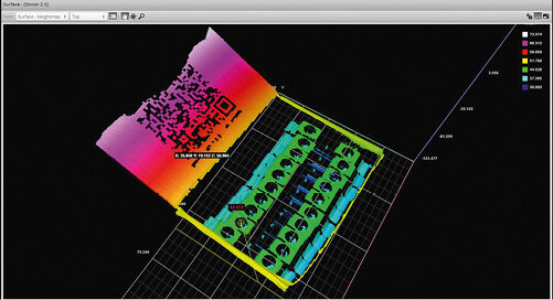 Zintegrowany hybrydowy system 2D i 3D końcowej kontroli pakowania – korelacja analizy barcode z mapą głębi warstwowo pakowanych detali