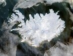 Rys. 1. Islandia (zdjęcie: NASA Visible Earth) [Iceland]