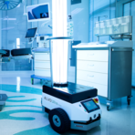 ALVO Ultra V-bot – mobilny robot dezynfekujący UV-C