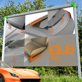 igus prezentuje bezpieczne systemy e-prowadników do nowych samochodów na targach motoryzacyjnych IAA