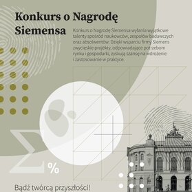 Rusza 26. edycja Nagrody Naukowej Siemensa