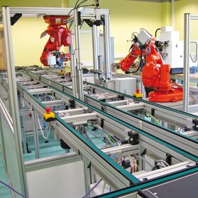 Modułowy system zautomatyzowanej linii produkcyjnej
