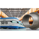 Robot przenosi półki o masie 600 kg