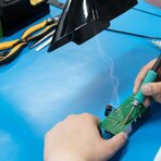 Ochrona zdrowia podczas lutowania przy pomocy pochłaniacza oparów