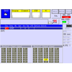 Widok ogólny na teach pendancie w robocie Kawasaki