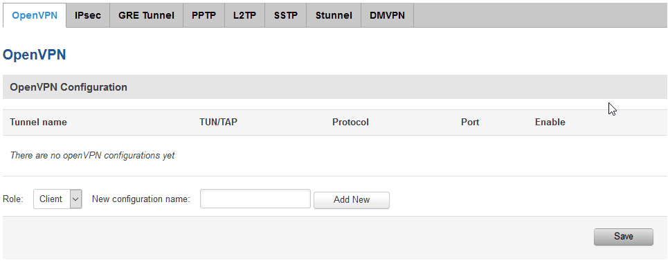 Tworzenie nowej instancji Servera OpenVPN, Źródło: Mission Critical by ASTOR