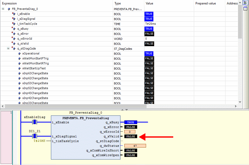 11_DiagRun_ASTOR_Preventa_XPS_Universal_Przekaźnik_bezpieczeństwa_Kurs_Schneider_Codesys_diagnostyka