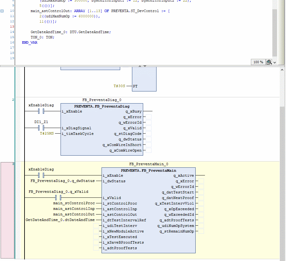 20_TestInputs_ASTOR_Preventa_XPS_Universal_Przekaźnik_bezpieczeństwa_Kurs_Schneider_Codesys_diagnostyka