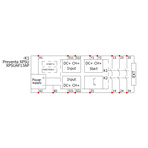 Schemat przekaźnika bezpieczeństwa XPSUAF13AP, źródło: Schneider Electric