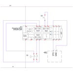 Podłączenie wyjścia bezpieczeństwa i zasilania do przekaźnika bezpieczeństwa, Źródło: ASTOR