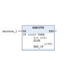 Bloczek Execute w FBD w oprogramowaniu Codesys, źródło: ASTOR
