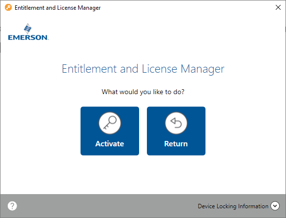 Program do licencjonowania Entitlement and License Manager, źródło: EMERSON