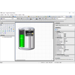 Przykład użycia Industrial Graphics w produkcie AVEVA Edge, źródło: AVEVA