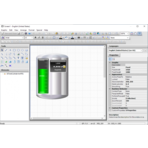 Przykład użycia Industrial Graphics w produkcie AVEVA Edge, źródło: AVEVA