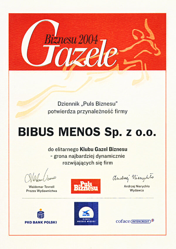 „Gazele Biznesu 2004"