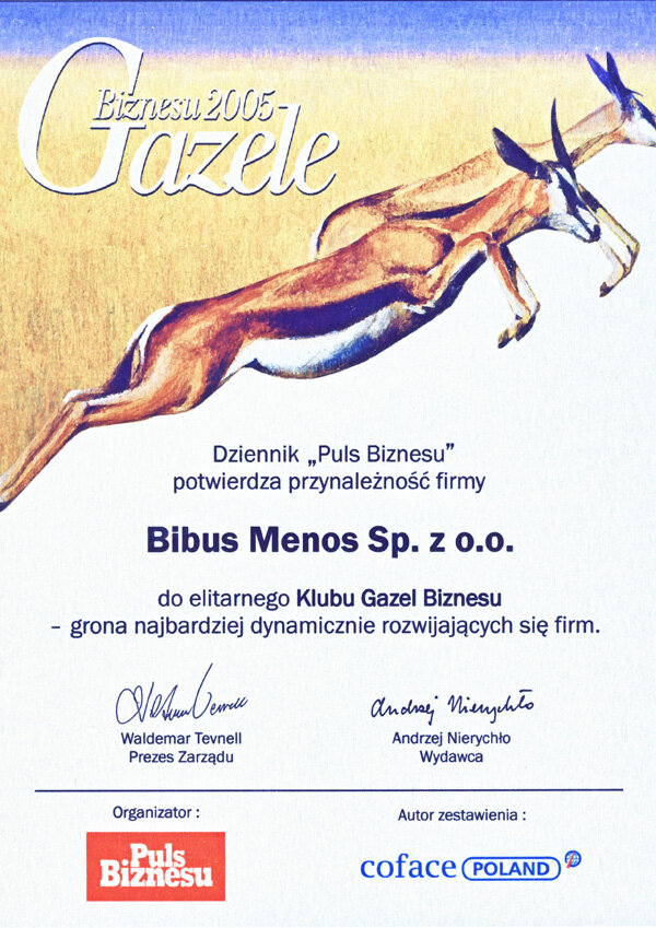 „Gazele Biznesu 2005"