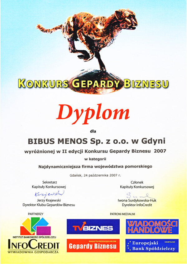 "Gepardy Biznesu 2007"