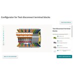 Rys. 6: Listwy zaciskowe wraz ze wszystkimi wymaganymi akcesoriami są konfigurowane i dokumentowane w konfiguratorze w sposób przyjazny dla klienta.