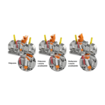 Rys. 4: Przekładnik prądowy jest automatycznie zwierany podczas ruchu przełączającego przed otwarciem obwodu pomiarowego.
