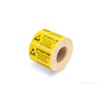 Etykiety samoprzylepne „ATTENTION” – pakiet 1000 szt. (różne rozmiary)