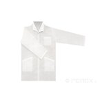 Fartuch jednorazowy ESD – rozmiar M, biały