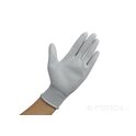 Rękawiczki antystatyczne ESD – szare, z pełną warstwą antypoślizgową na dłoni