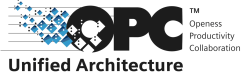 Logo OPC UA; źródło: OPC Foundation