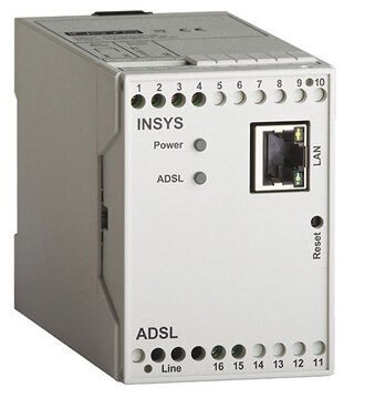 Fot. 1. Przemysłowy modem ADSL firmy INSYS icom