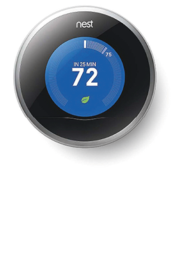 Nowoczesny termostat domowy firmy Nest