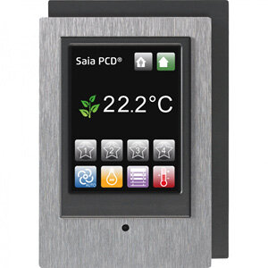 Przykład panelu zadajnika dla automatyki domowej do sterownika firmy Saia