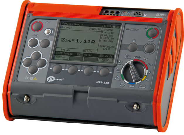 Sonel MPI 520 to uniwersalny miernik parametrów instalacji elektrycznych
