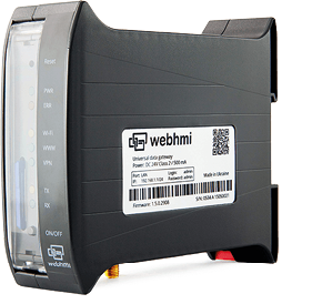 WebHMI to urządzenie z wbudowanym systemem SCADA dla małych i średnich aplikacji zarządzanym za pośrednictwem przeglądarki WWW
