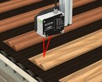 Kontrola wysokości elementów stolarki budowlanej wykonywana za pomocą czujnika laserowego LH