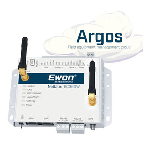 Bramka Ewon Netbiter EC360W z ulepszonym interfejsem do obsługi chmury Argos