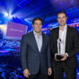 Johannes Petrowisch, Global Partner & Business Development Manager at COPA-DATA, receives the 2017 Microsoft Internet of Things (IoT) Partner Award from Ron Huddleston, Corporate Vice President, One Commercial Partner, Microsoft Corp. in Washington D.C., USA.