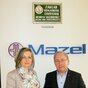 Presentation of a certificate which confirm membership in the Partner Community. On the photo: Urszula Bizoń-Żaba, COPA-DATA Poland and Henryk Mazurkiewicz, MAZEL.