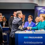 Kanclerz Niemiec, Angela Merkel oraz Premier Polski Beata Szydło z wizytą na stoisku FAULHABER na Targach w Hanowerze