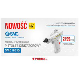 Nowość w ofercie Grupy RENEX – jonizatory powietrza marki SMC